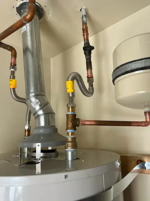 Water heater installation and plumbing repair in Wyndtree